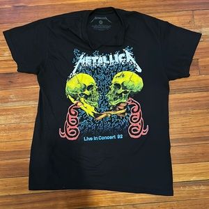 Metallica concert tee shirt size M Unisex
